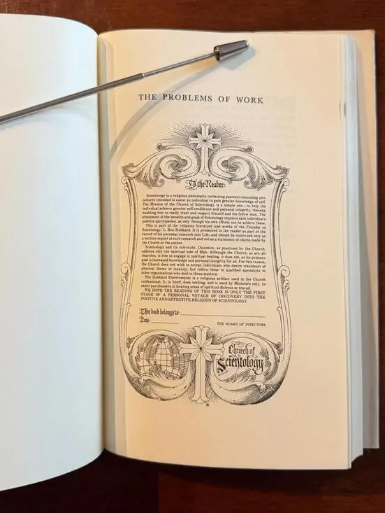 The Problems Of Work By L Ron Hubbard Dianetics 1977 HC/DJ Scientology Book - Picture 3 of 8